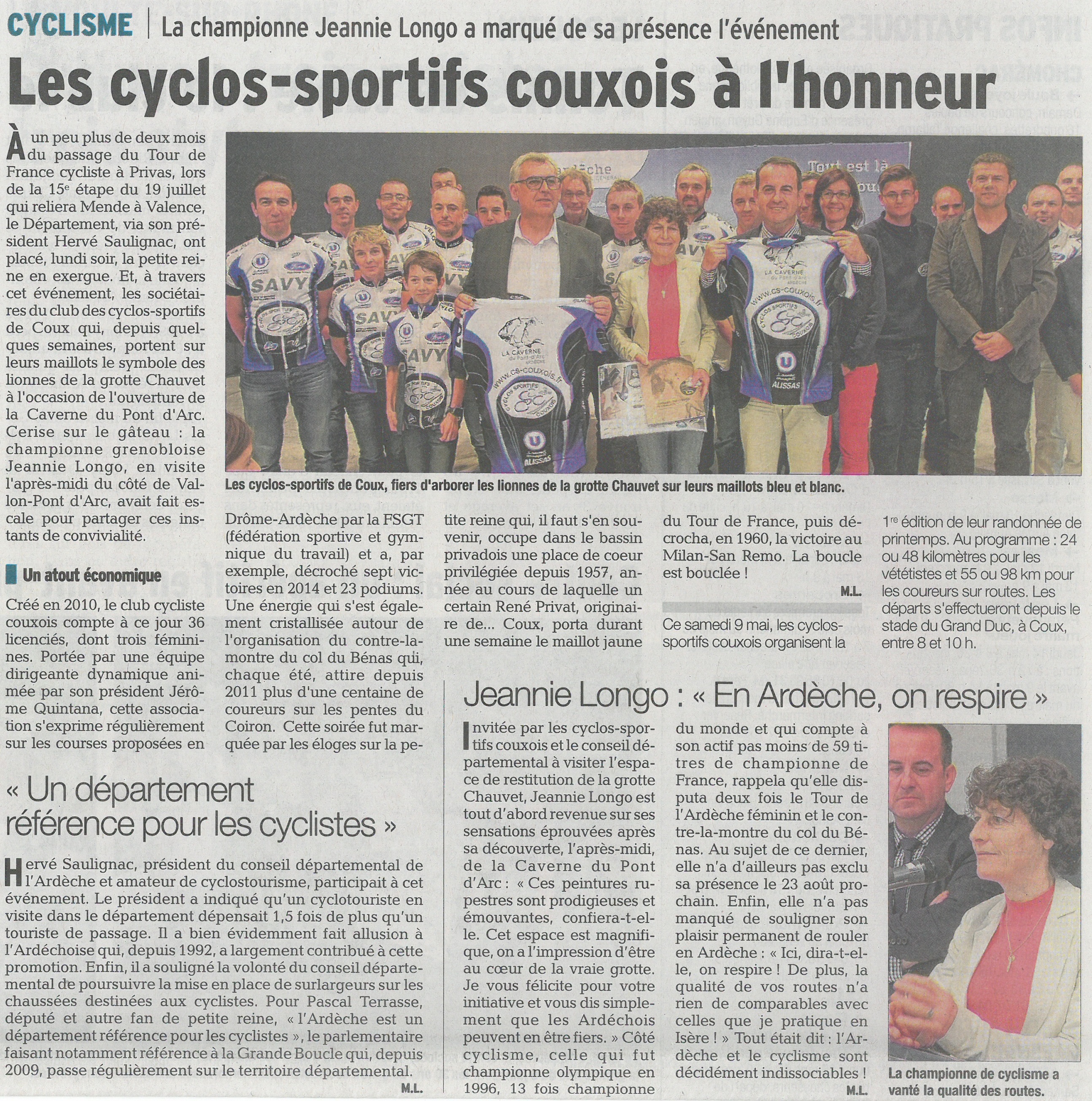 Le Dauphiné mercredi 6 mai 2015